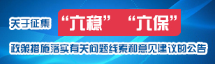 关于征集“六稳”“六保”政策措施落实有关问题线索和意见建议的公告